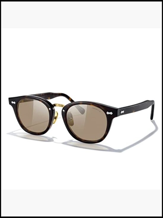 Oval Acetate Metal Unisex Sunglasses with Polarized Lenses main image 6